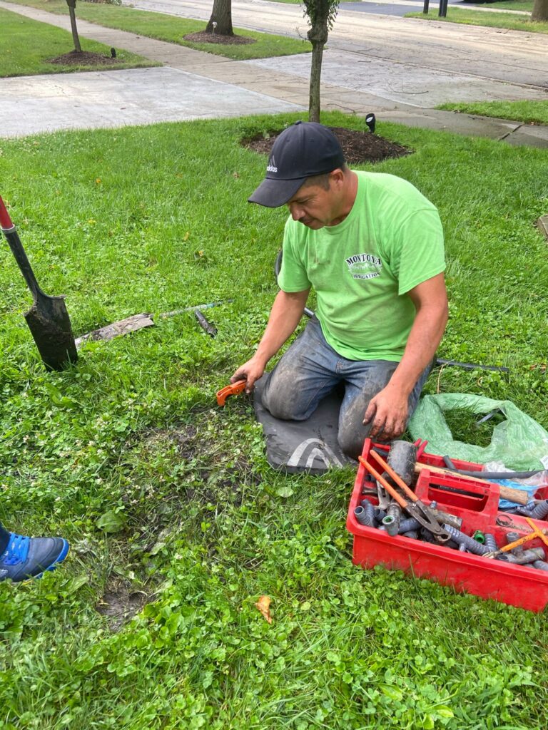 Sprinkler Spray & Radius Test